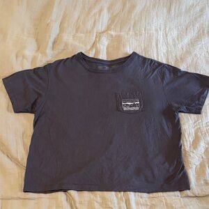 Patagonia charcoal boxy t-shirt